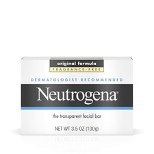 Neutrogena Original Fragrance-Free Facial Cleansing Bar with Glycerin, Pure..