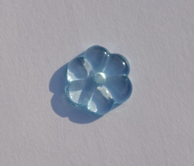 Topaze Bleue Naturelle Du Brésil 4,08 Carats - Coupe Rectangle - VVS1 - Neuf Sans Boîte