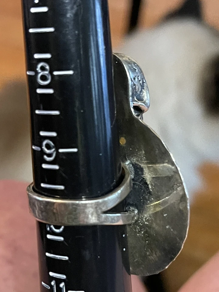 Muy Genial Anillo Esterlina y 8 Bolas Firmado ASL /.925 ¡Envío Gratis! Foto 4 de 4