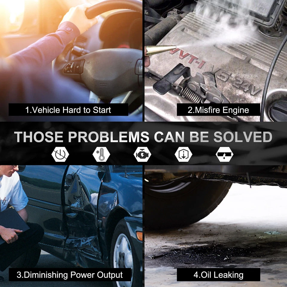 OEM 4X Ignition Coil+Plug for Nissan Rogue Altima Frontier Sentra FX50 UF549 - Image 4 of 4