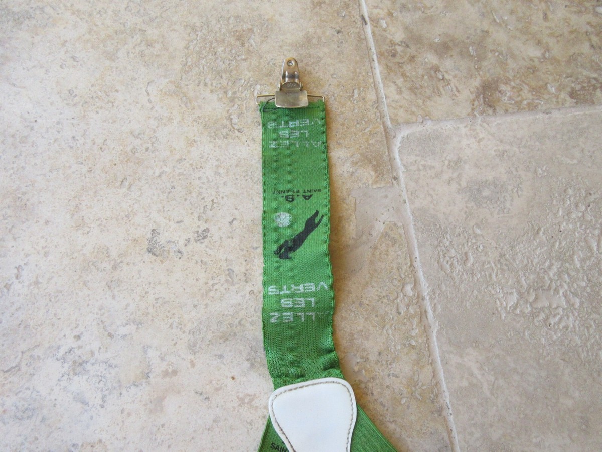 Bretelles Vintage ASSE 1976 – Allez Les Verts ! Supporters Saint-Etienne