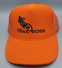 WTB Wilderness Trail Bikes Trail Boss Hunter Orange Trucker Snap Back Cap Hat 