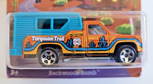 Hot Wheels 2015 HW Road Trippin 3/21 Road 14 Turquoise Trail Backwoods Bomb - Picture 2 of 3