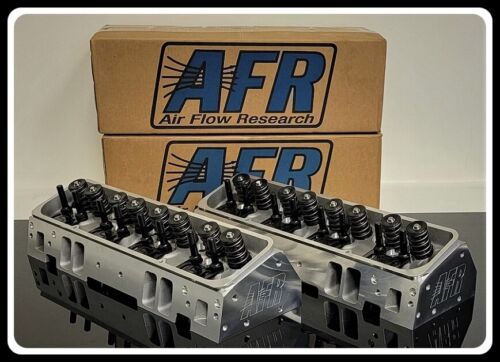 AFR ENFORCER 200cc HEADS CHEVY 350 383 65cc STRAIGHT PLUG 272-AFR - Foto 1 di 5