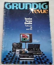 GRUNDIG REVUE CATALOGO HI-FI ANNI 80