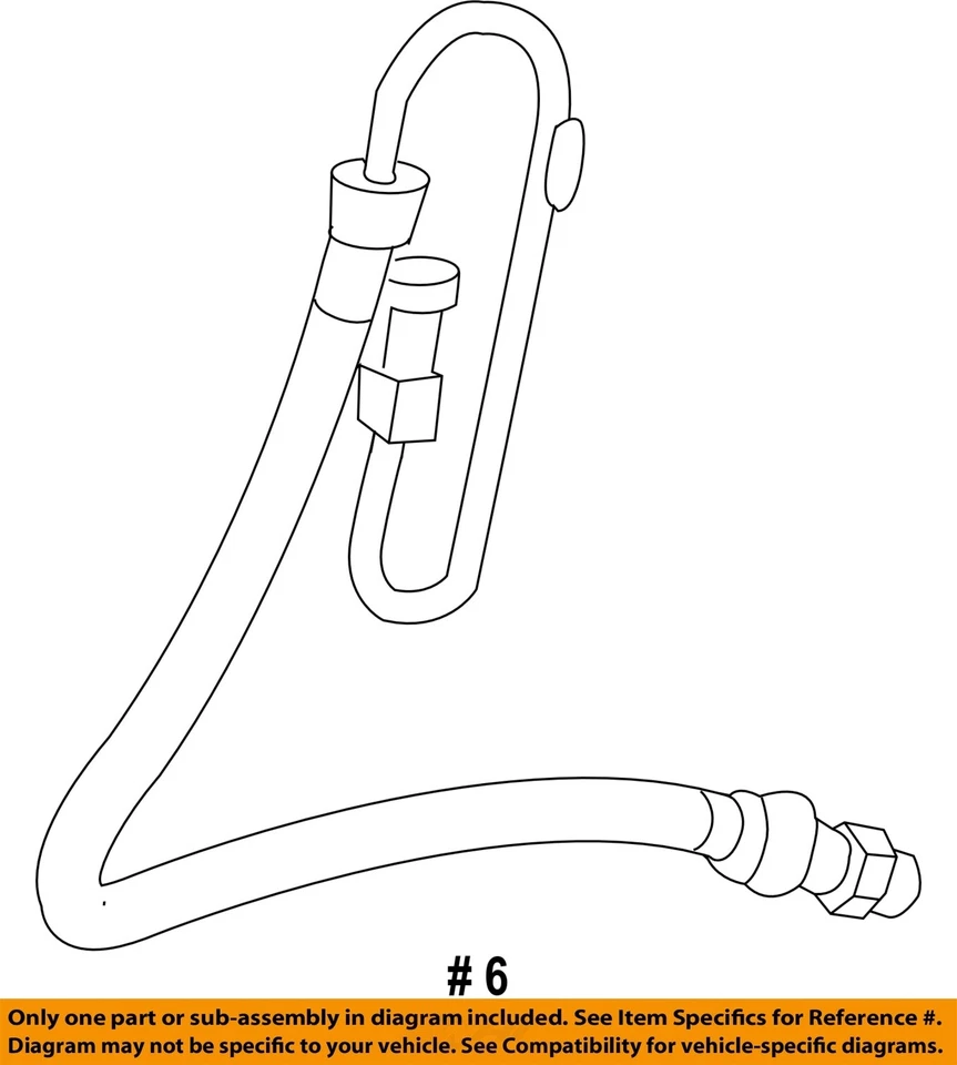 CHRYSLER OEM 05-07 Ram 1500 Pump Hoses-Pressure Hose 55366795AF - Изображение 2 из 2