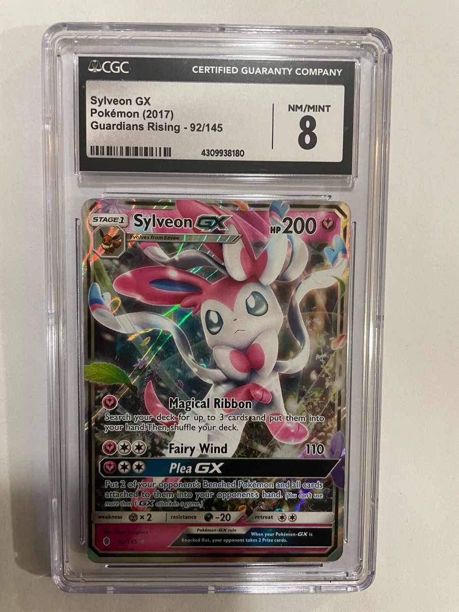 sylveon gx pokemon card price Pokemon Trading Card Game Sun & Moon Guardians Rising Ultra Rare Sylveon GX #140