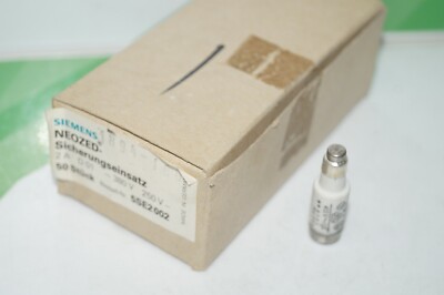 LOT 35x Siemens NEOZED Fuse, Type: 5SE2 - 002 / 5SE002 / 4A D 01