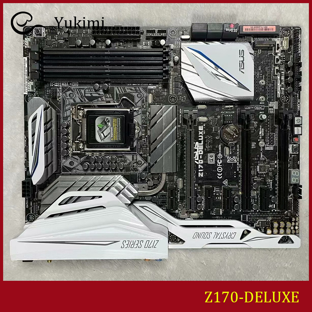 ASUS Z170 DELUXE マザボ+Intel i7 6700 (中古品) FOR ASUS Z170-DELUXE LGA 1151 DDR4*4 64GB HDMI DisplayPort
