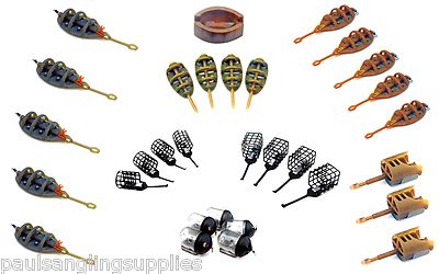 Carp Fishing Swim Feeder mix-method in line Maggot,Cage,Pellet Feeders for rod 