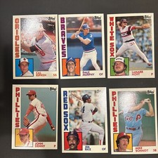 Set 30 1984 Topps Baseball Jumbo Cards Mint Conditions