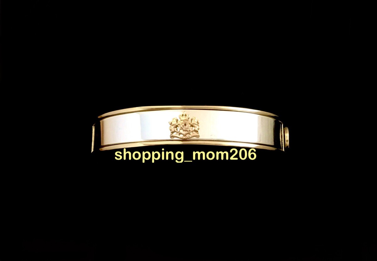 Lauren Ralph Lauren Two-Tone Crest Bangle Bracelet RV$55 | eBay Lauren Ralph Lauren Two-Tone Crest Bangle Bracelet RV$55 | eBay