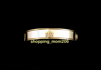 Lauren Ralph Lauren Two-Tone Crest Bangle Bracelet RV$55 | eBay