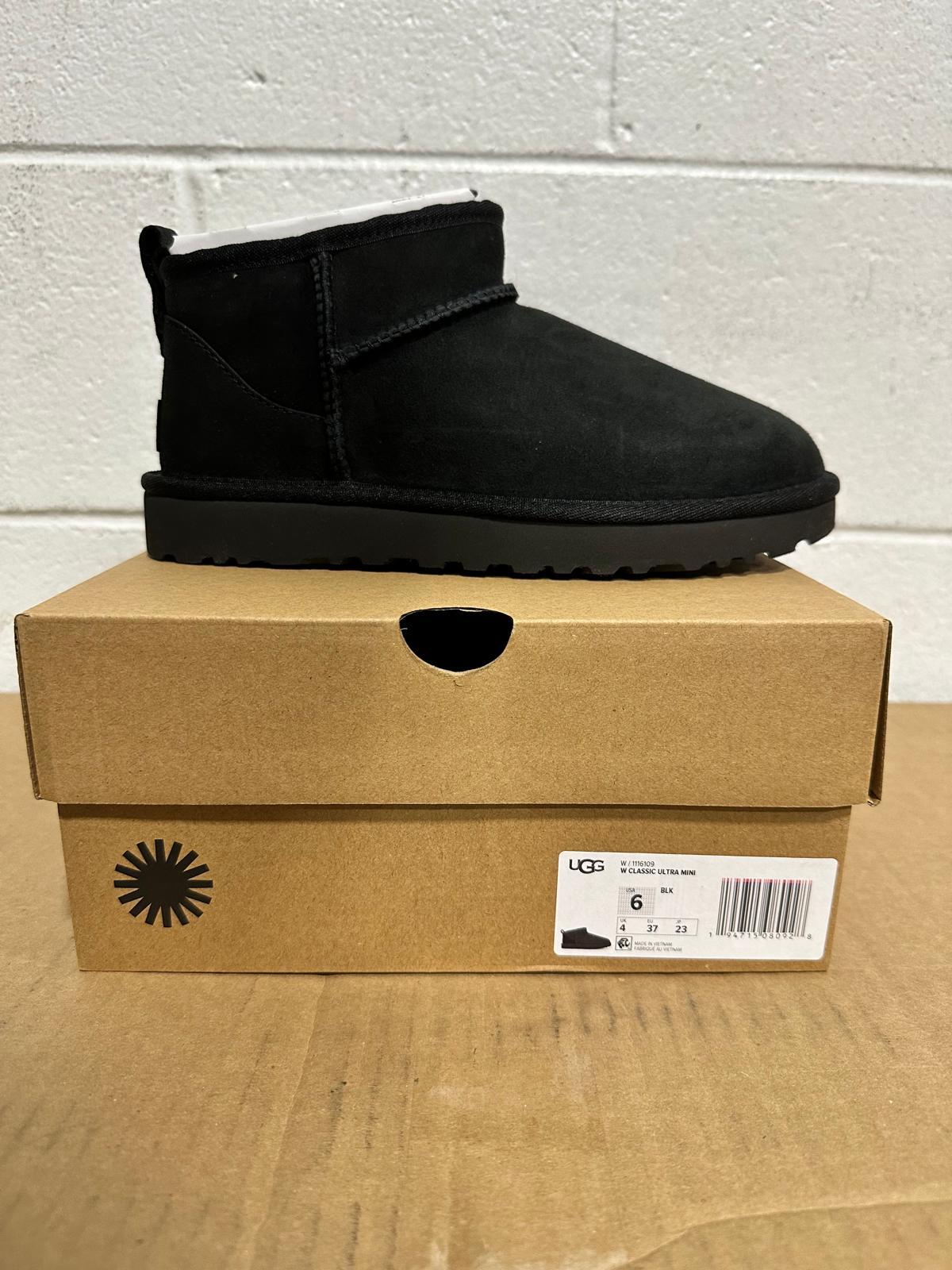 [1116109-BLK] UGG Женские классические Ультра Мини черные * НОВИНКА*