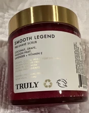 Truly Smooth Legend Pre-Shave Scrub, 4 oz