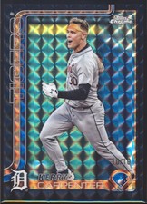 2025 TOPPS CHROME KERRY CARPENTER BLACK GEOMETRIC REFRACTOR 10/10!