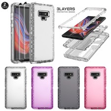 For Samsung Galaxy Note 9 10 10 Transparent Case Rugged Cover /Screen Protector