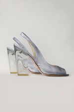 Vintage Prada SS 1998 Grey 90s Y2K Transparen...
