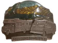1992 Siskiyou Thousand Trails NACO Limited Edition 907 Of 1000 Belt Buckle