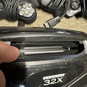 SEGA CONSOLE LOT-SATURN, GENESIS 16-BIT, GAME GEAR, GENESIS 32X FOR PARTS ONLY.