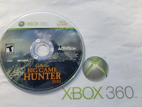 --DISC ONLY-- Cabela's Big Game Hunter 2010 (Xbox 360) Center Crack