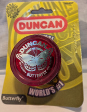 Vintage DUNCAN YOYO Butterfly 1999 Red Sealed