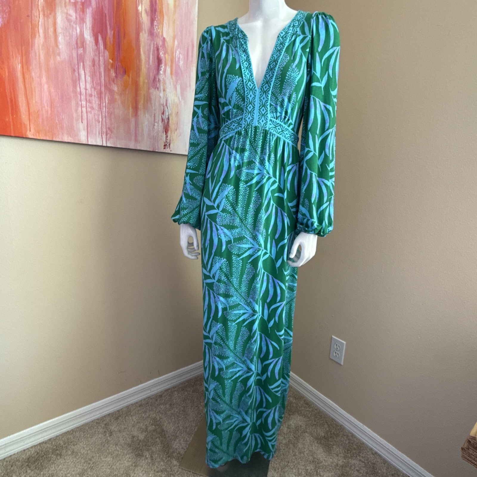 Lilly Pulitzer NWT Wexlee Maxi Dress Its A Jungle Out There Size 6