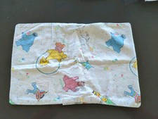 Vintage Sesame Street Nursery Crib Size Pillow Cover Big Bird Cookie Monster M9