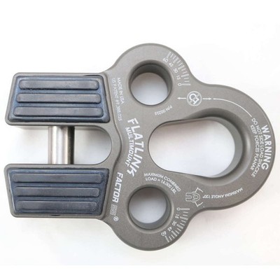 Factor 55 Flatlink Mutlimount grau Schäkel Seilwinde Jeep Universal