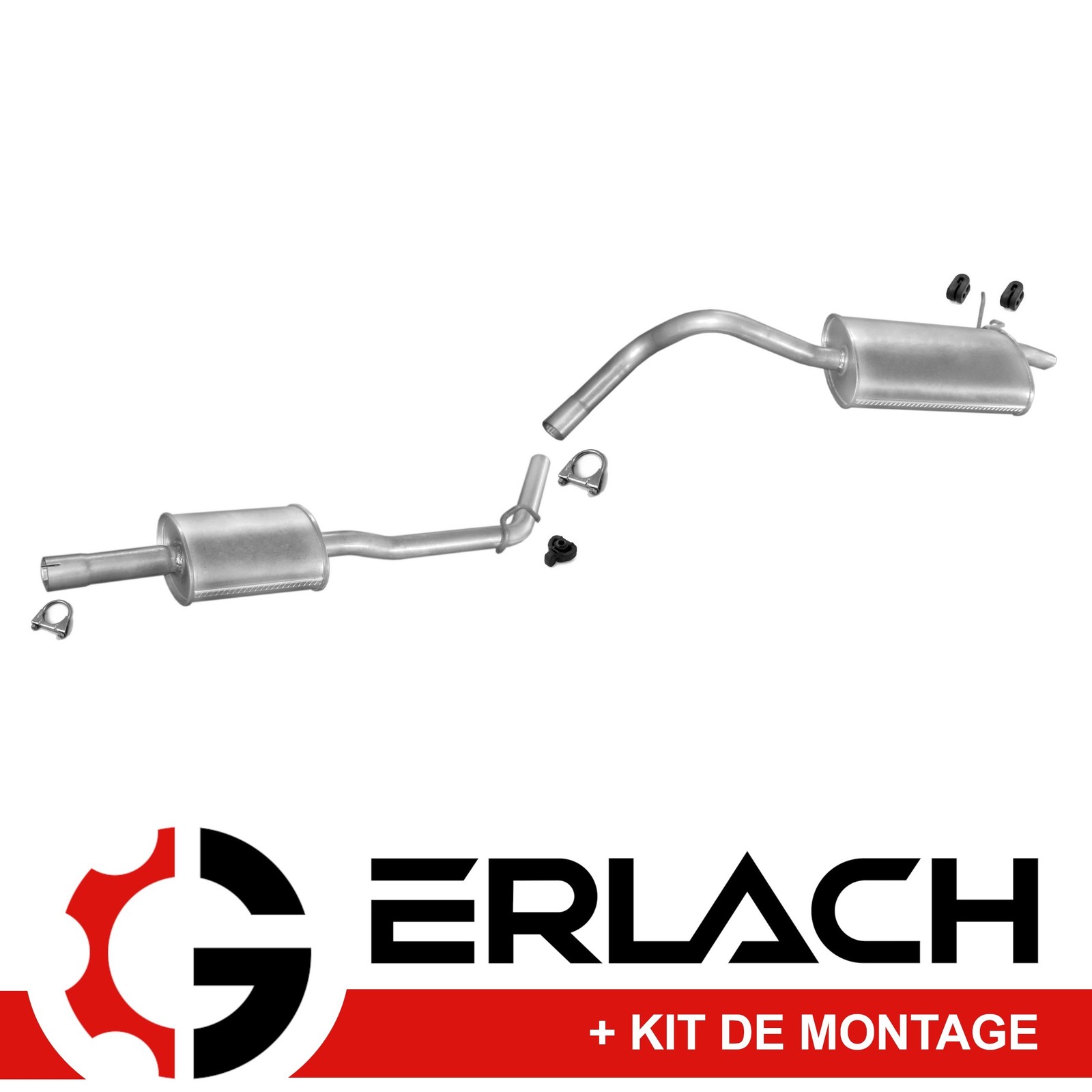 Échappement silencieux Renault Kangoo 1.2 pour contrôle technique 3895
