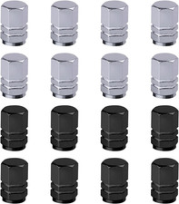 Reifenventilkappen 16 Stück Metall Sechskant Universal Autoreifen Staubkappen