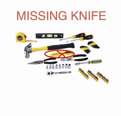 Stanley Home Tool Kit (64-Piece) MISSING KNIFE