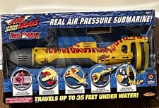 2001 Air Hogs Air Pressure Engines Red Dawn Submarine Spin Master Toys NIB