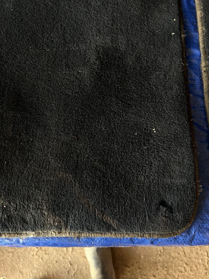 Alfombrillas BMW E34 1990 89-95 negras 525i, 530i, 535i, 540i, M5 Foto 4 de 4