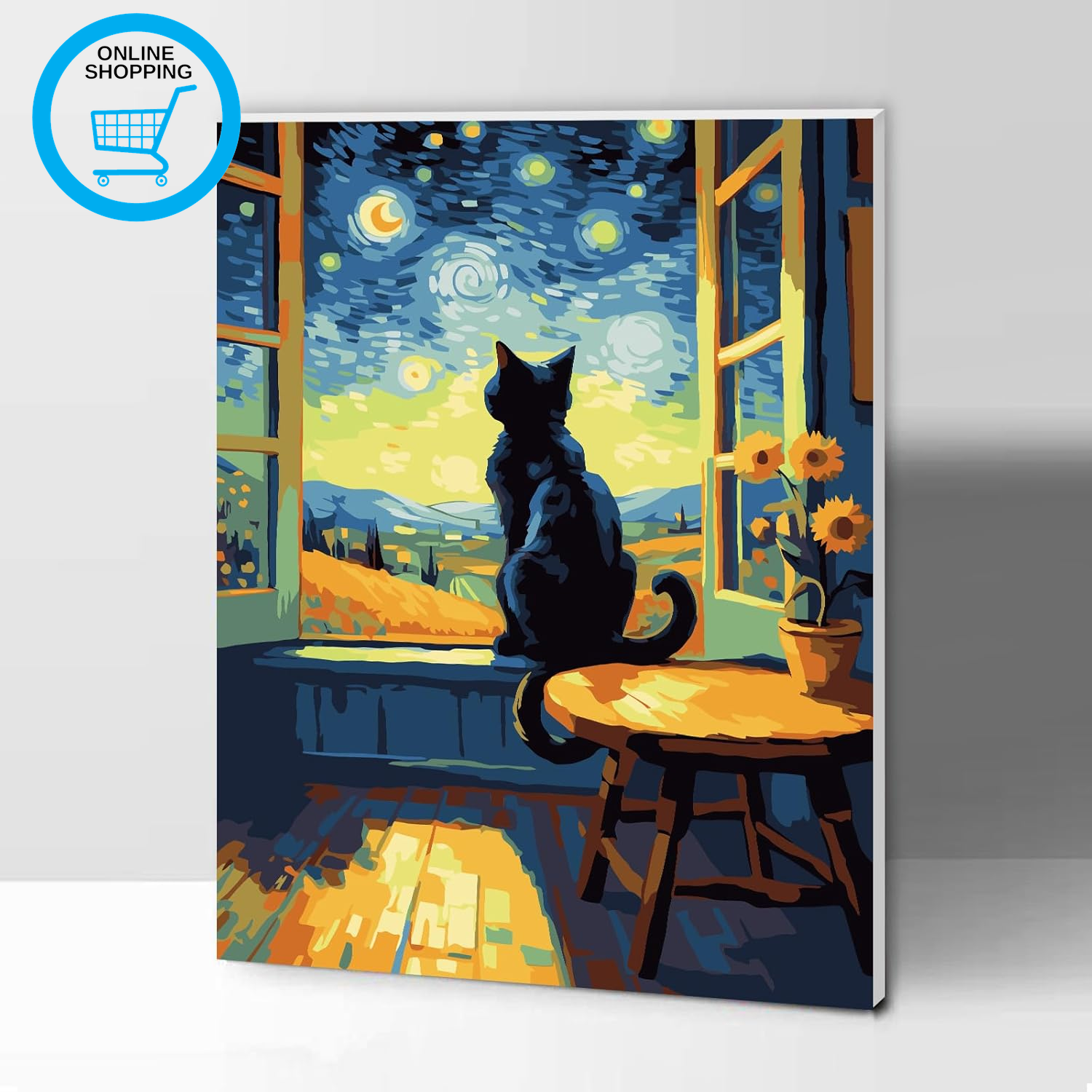 Framed Paint by Numbers Kits for Adults & Kids - DIY Painting by Numbers Kits wi