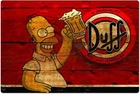 Retro Homer Duff Beer Vintage Plaque Tin Metal Signs Home Décor 8x12