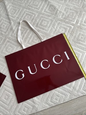 Extra große rote Gucci Geschenktasche
