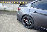 Maxton Design Diffusor Flaps Passend FüR Alfa Romeo Giulia Veloce Schwarz Hochgl