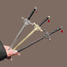 2026 New Chinese Style Sword Hair Stick Hairpin for Women Creative Metal Zircon