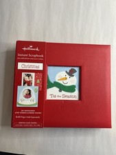 HALLMARK 'TIS the SEASON CHRISTMAS SCRAPBOOK ALBUM 7.5"x6.5" NEW