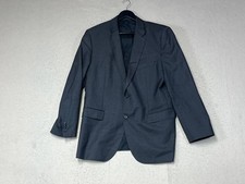 Hugo Boss 2 Button Blazer Size 44R Made in USA Union Made Gray