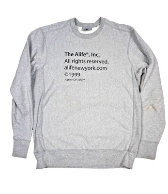 Alife Crewneck Sweatshirt Large Mens New York NYC Logo Streetwear Supreme Bape