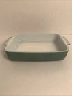 Vtg Pyrex Heinz Promo Baking Dish 507-B Sea Foam Green Rectangle Ovenware 9”x7”