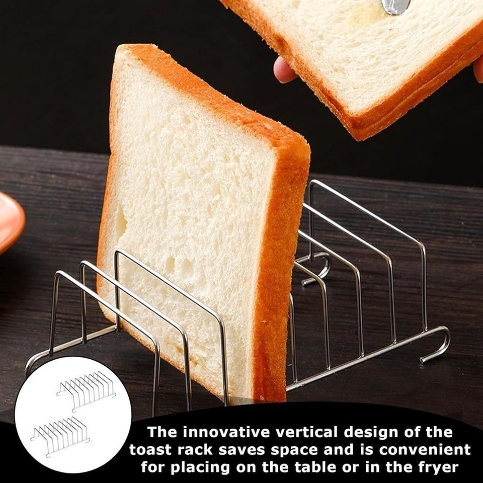 Breakfast Table Vertical Toast Rack 201 Stainless Steel Vertical Design ...