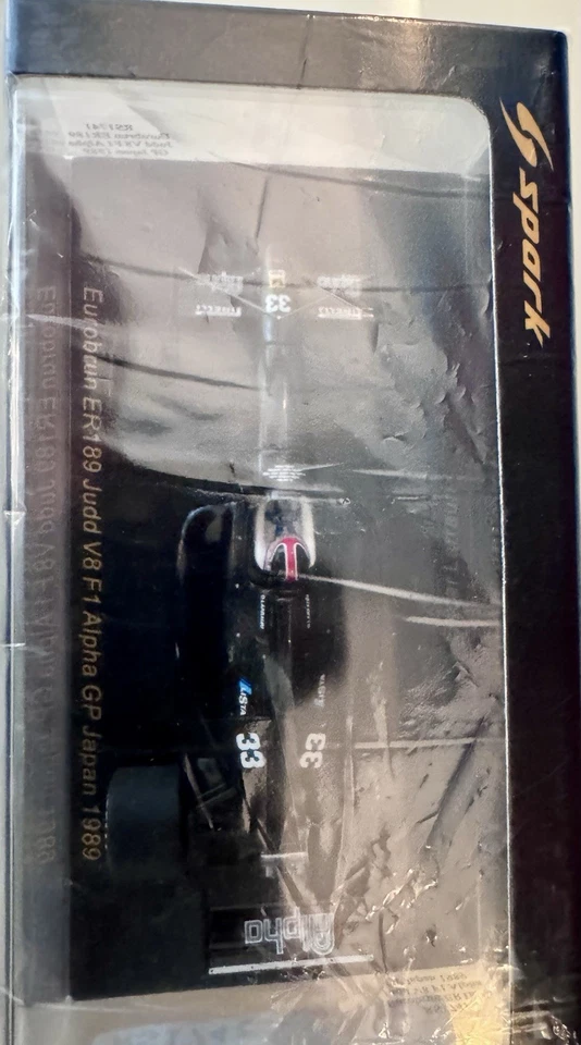 Eurobrun ER189 Judd V8 F1 Alpha GP Japan 1989 Oscar Larrauri 1:43 Spark - Bild 4 von 4