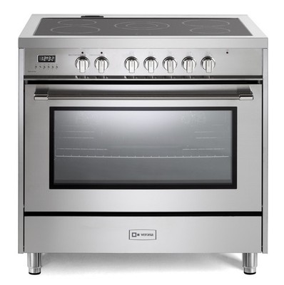 Verona Prima 36 Inch 5.0 cu.ft Freestanding Electric Range Oven Stainless Steel