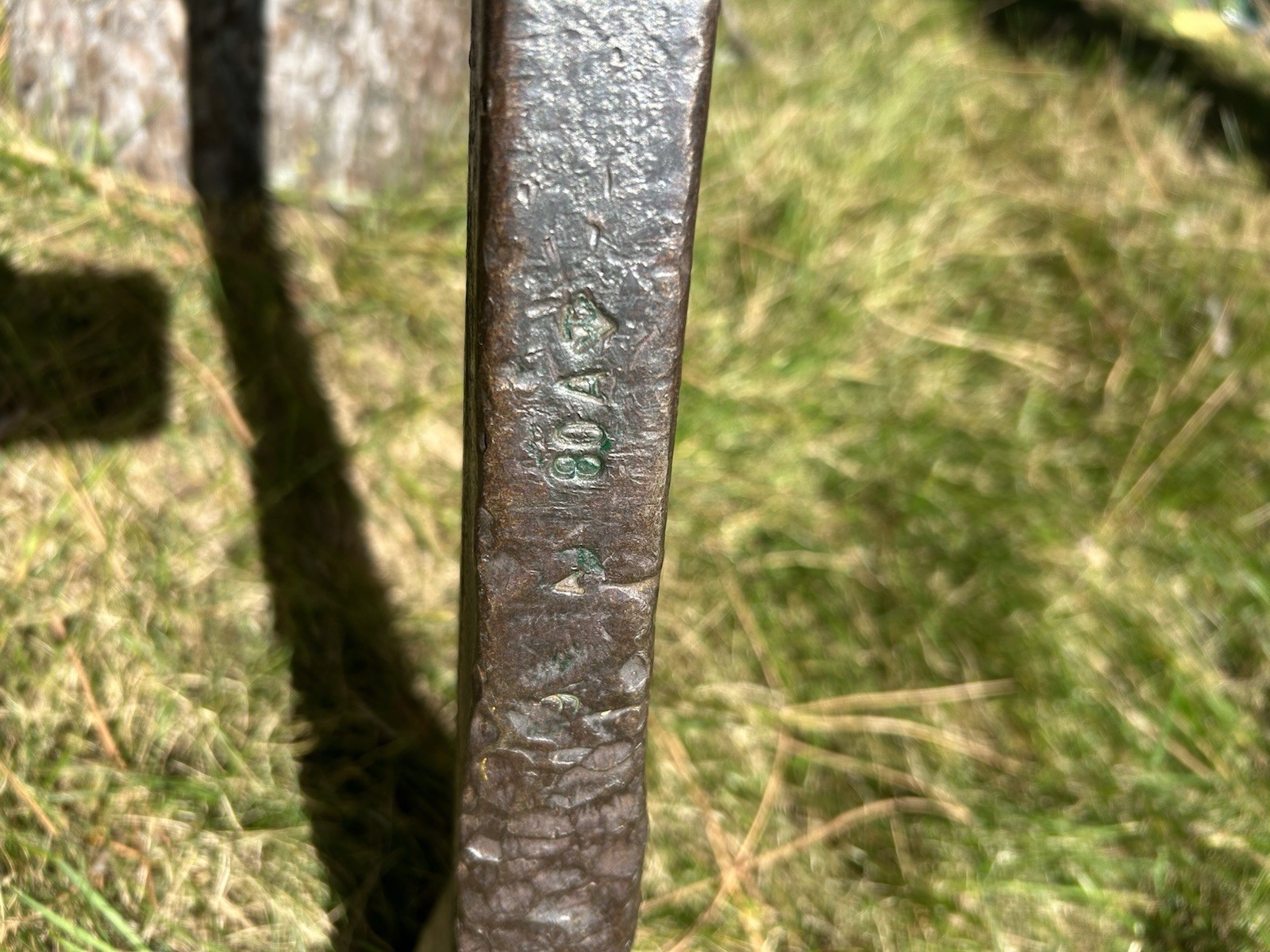 Vtg Railroad 60”  HEAVY Locomotive/Track/Pry Bar/SpikePuller/woodings Verona