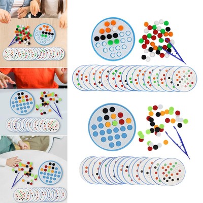 Color Matching Game Clip Ball Puzzle für Kindergarten Lernaktivitäten
