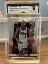 Deaaron Fox Gem Mint 10
