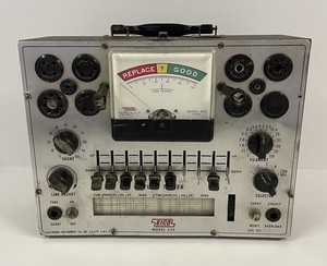 Vintage Eico Model 625 Tube Tester Powers On and Lights Up